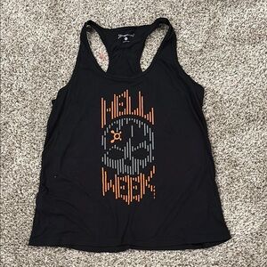 Orangetheory Black Graphic Sleeveless Tank Top